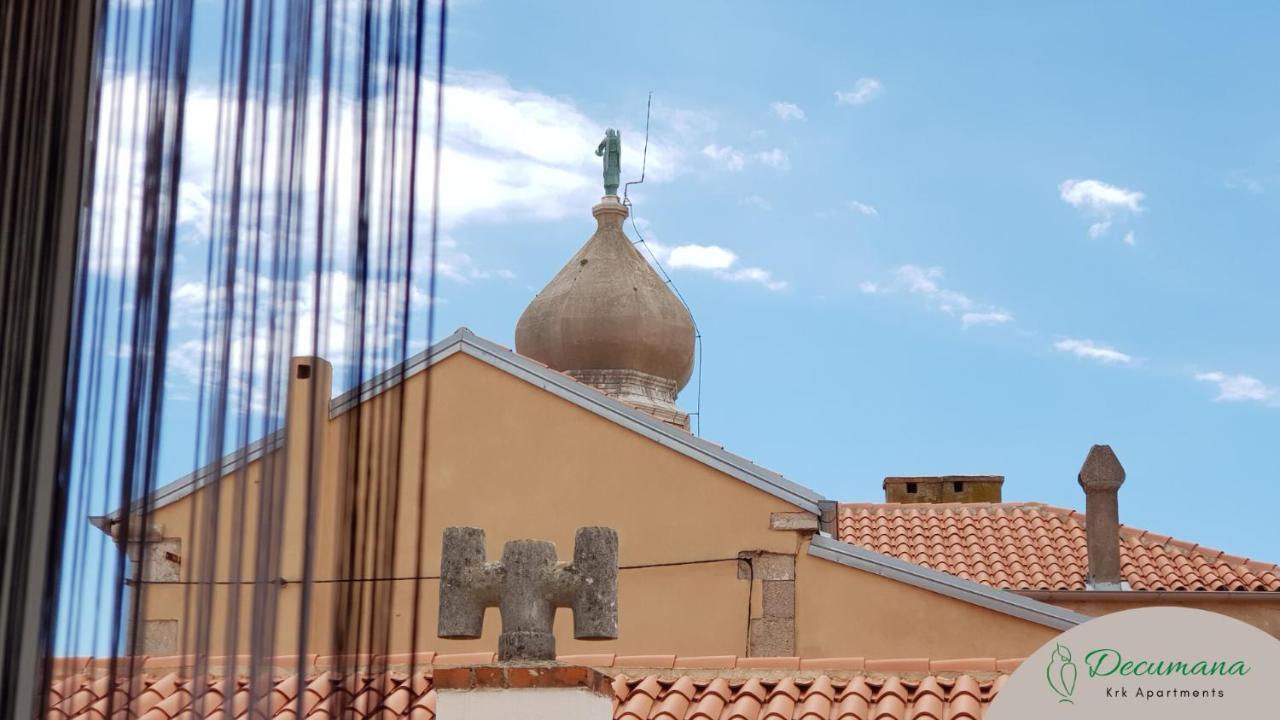 Apartment Decumana Krk Town Bagian luar foto